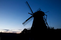 Wind Mill Silhouette