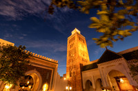 Dusk at Morocco Pavilion