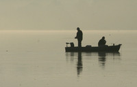 Fishingsillouhette