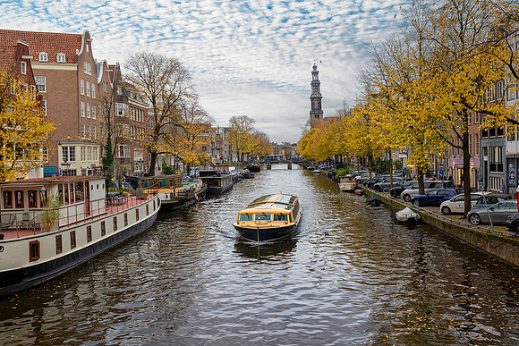 Canal Boat - Amsterdam